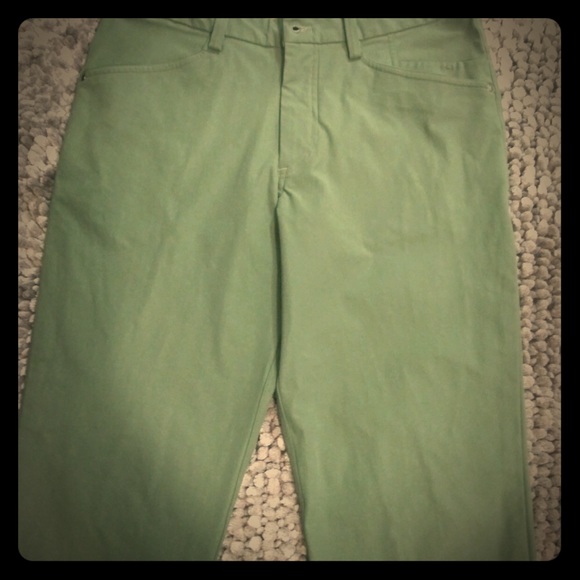 lululemon green abc pants for men